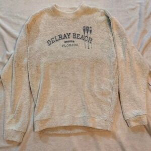 Vintage Delray Beach Sweatshirt – Coastal Blue Vibes (Women's S) #vintage